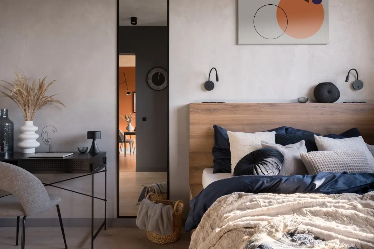 Sypialnia w stylu eklektycznym – kilka zasad, o których musisz wiedzieć przy aranżacji!